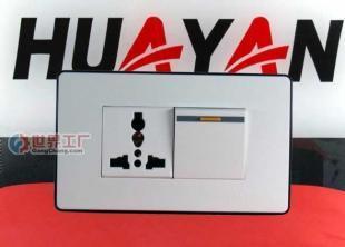 供应二位多功能插座墙壁开关 暗装面板的电工电气优选方案